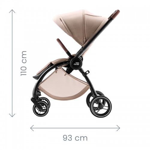 Britax Rio Stroller - Teak | Birth to 4 years | 0 - 22KG